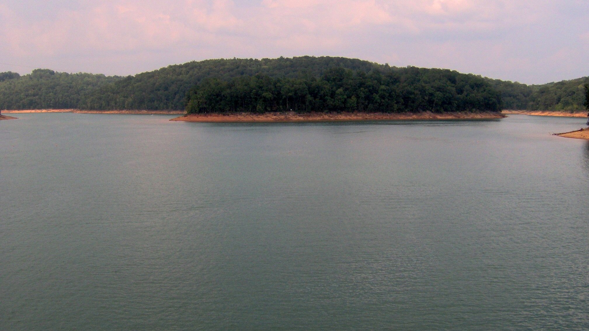 Norris Lake winding between the wooded ridges of East Tennessee